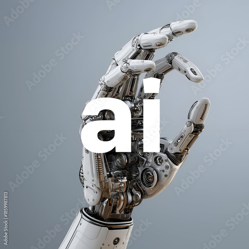 A futuristic robotic hand with intricate details representing advanced artificial intelligence.