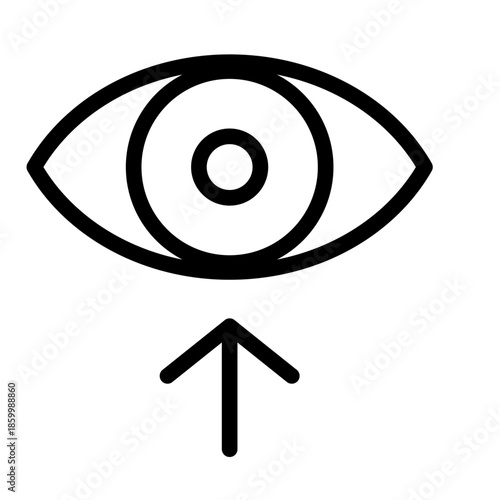 Eye Care Line Icon of Contact Lenses Icon Set