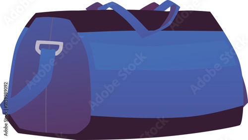 A closed blue sports bag icon with handles and a strap.