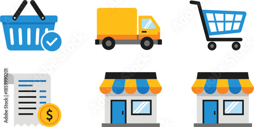 E-commerce and Retail Business Icons