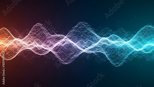 Tech Abstract Wave Design