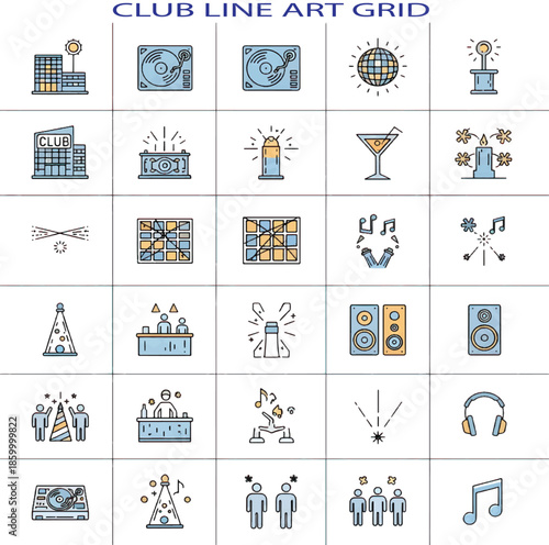 People Enjoying Nightlife in a Vibrant Club Setting