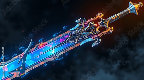 A fantasy great sword