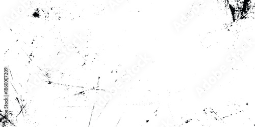 A distressed grunge textured background featuring scratches smudges and dark blemishes predominantly white surface