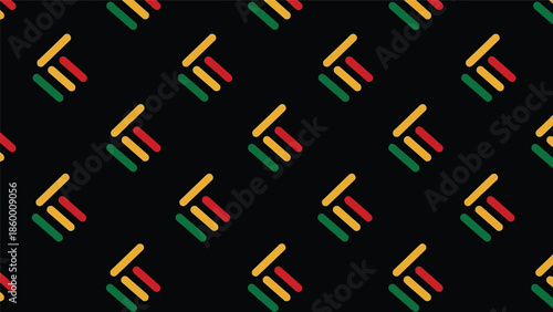 Colorful Abstract Geometric Pattern Vector for Modern Design