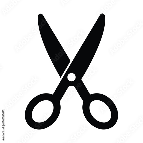 Scissors Outline Icon Vector Illustration