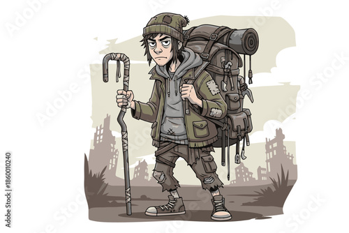 An armed soldier in camouflage uniform and a cartoon zombie wearing a combat helmet both aim rifles during a special military battle