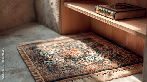 The Warm Home Interior Enhances Peaceful Prayer Experience