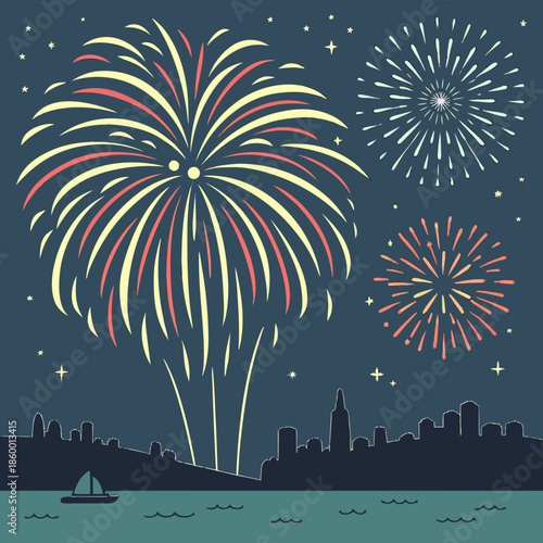 a joyful santa claus rides a majestic white horse through a serene winter landscape covered in soft falling snow