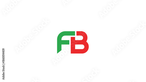 Colorful FB Logo Design - A Modern and Creative Brand Identity.