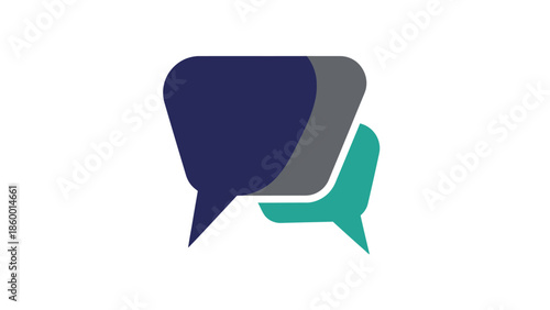 Communication and Dialogue - A Visual Representation of Conversation and Messaging.