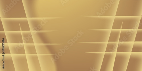 An abstract background using warm gold and beige tones. The design consists of diagonal lines and shapes that create a sense of dimension and detail.
