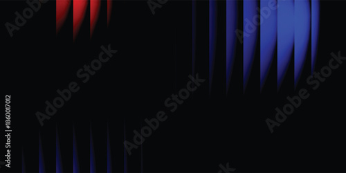 Dynamic abstract background featuring luminous blue vertical bars with a subtle gradient effect, creating a modern and futuristic digital visual. Ideal for technology.