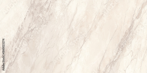 A close up view of a light beige marble texture with subtle veining patterns running throughout the surface