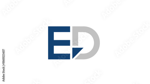 Elegant ED Logo Design - Modern and Minimalist Branding Concept.