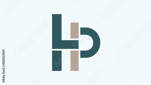 Elegant LP Logo Design - Modern and Minimalist Branding Concept.