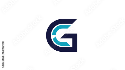 Elegant design featuring the letters G and C, a modern logo concept.