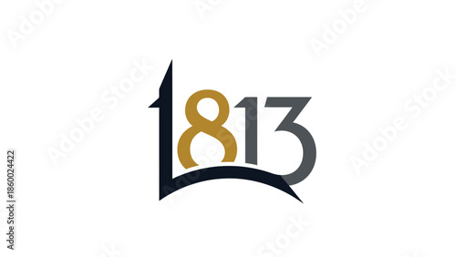 Elegant logo design featuring the numbers 1813 in a stylish font.