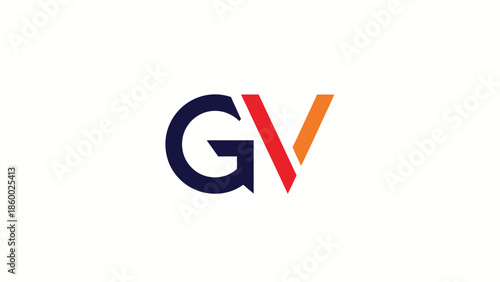 GV Logo Design - A Modern and Stylish Visual Identity.