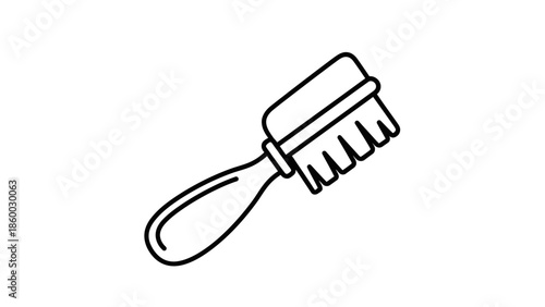 Detailed illustration of a brush.