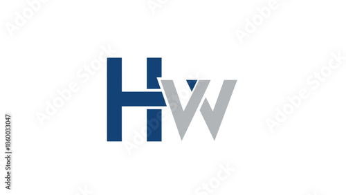 HW logo design featuring the letters H and W in a modern style.