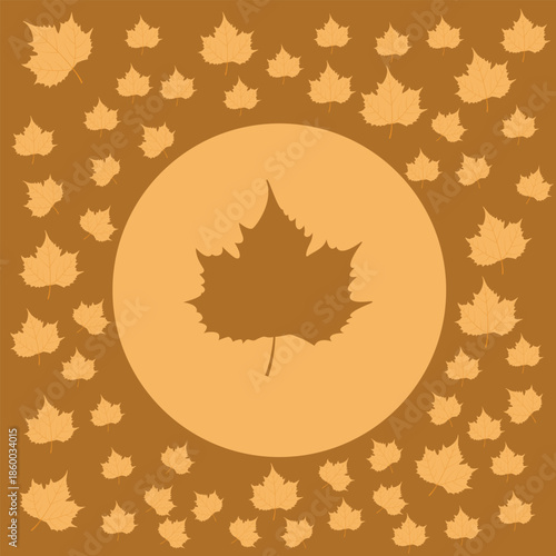 Simple terminalia leaves background 