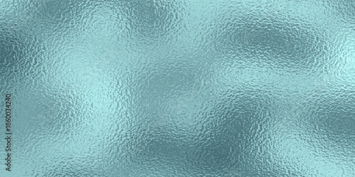 Shiny silver foil texture. Soft blue foil glass texture background.