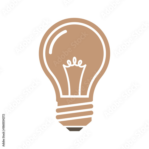 Light Bulb Vector Illustration