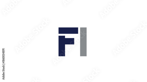 Modern FI Logo Design - Minimalist and Professional Branding.
