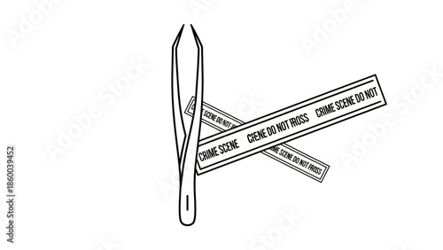 Scissors cutting through band aid.