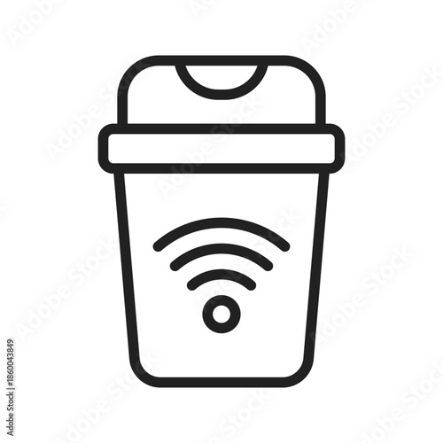 Waste Smart Bin Icon