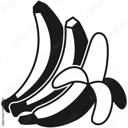Bananas Fresh Fruits mixed icon