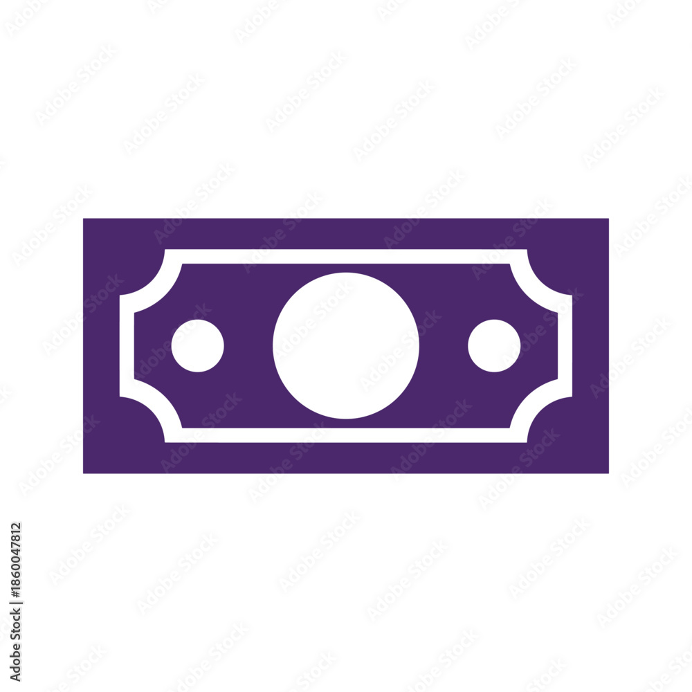 Obraz premium Dollar Bill Icon