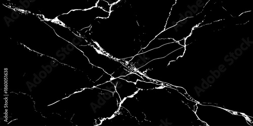 Elegant black marble texture with bold white natural veins,high-contrast abstract stone background,luxury surface pattern ideal for modern design,architecture,interiors,branding,and premium wallpapers