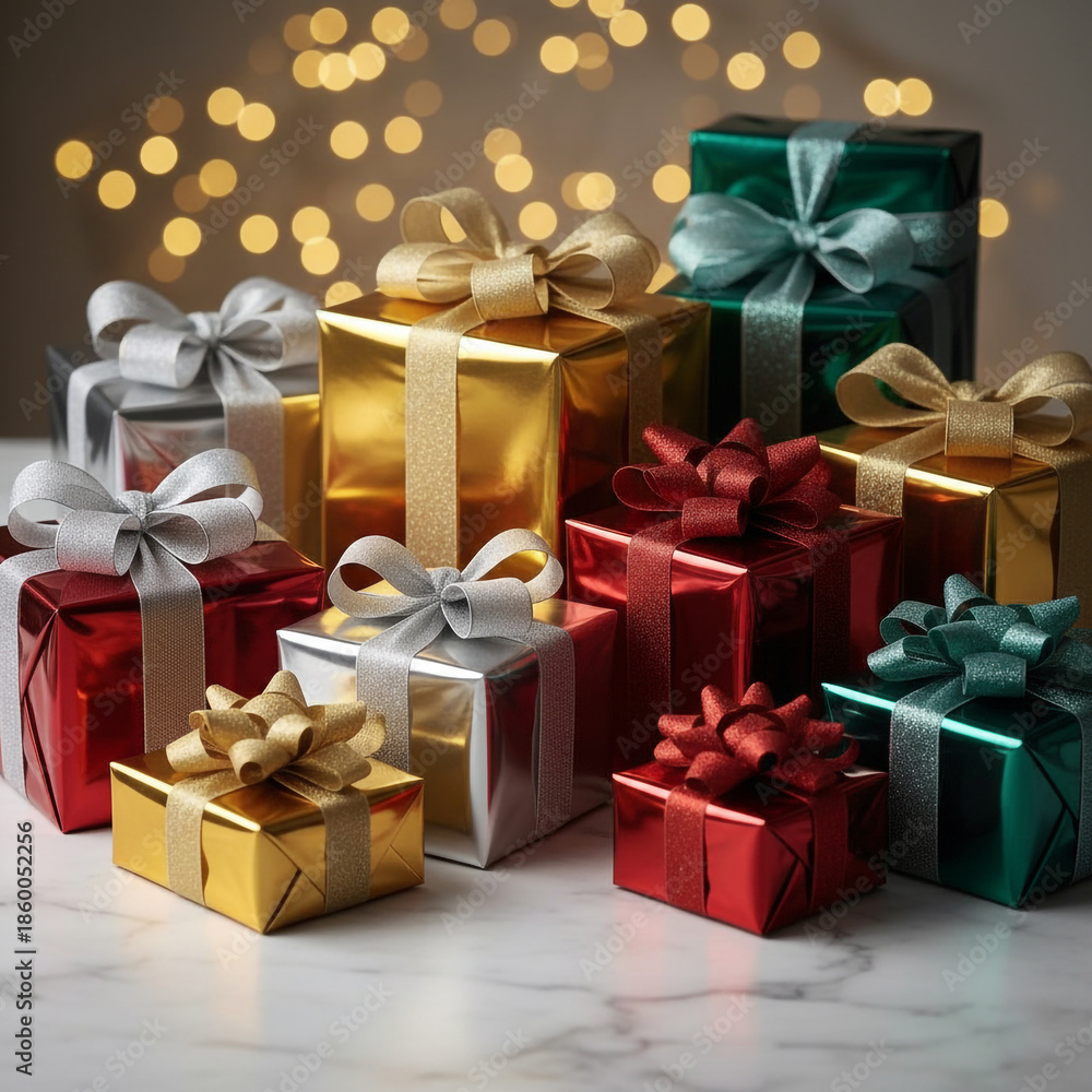 Obraz premium christmas gift box