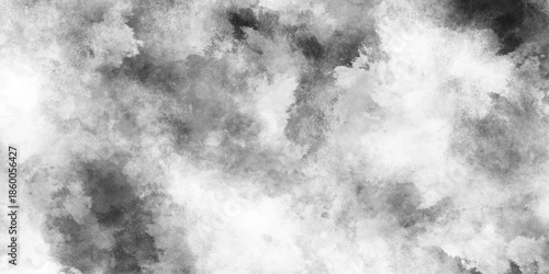 Beautiful blurry abstract black atexture background with soft black and white grunge marbled smokynd white texture background with smoke, Abstract grunge white or grey watercolor painting background, 