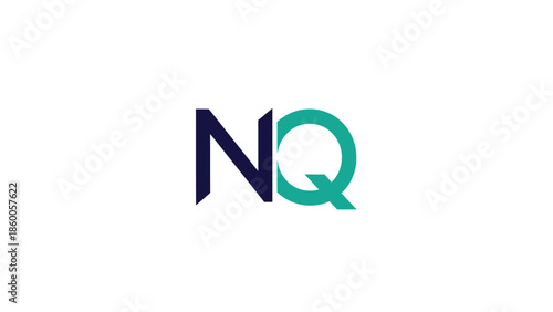 NQ logo design with a modern and professional appearance for branding.