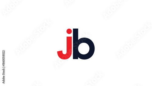 Simple and modern logo design featuring the initials jb in a minimalist style.