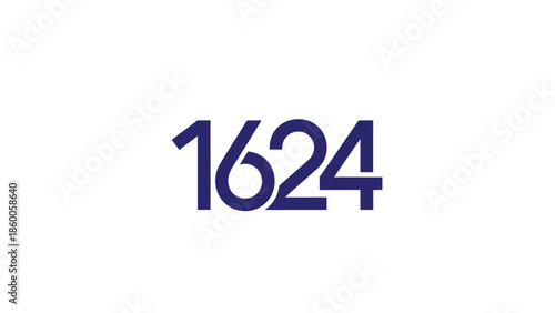 The number 1624 displayed in a clean and modern font style.