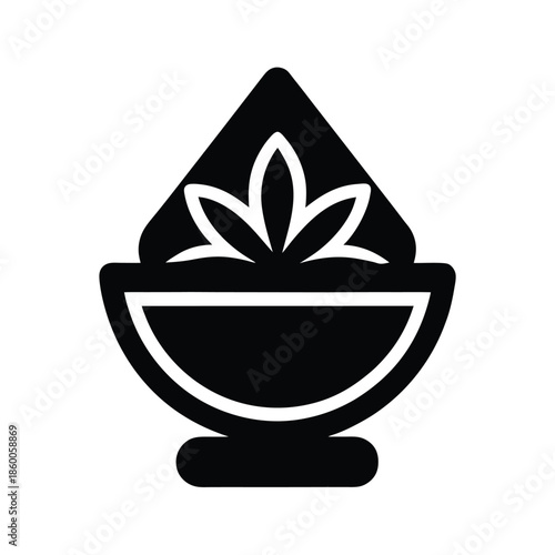 Ground Cumin Powder Icon Vector Illustration