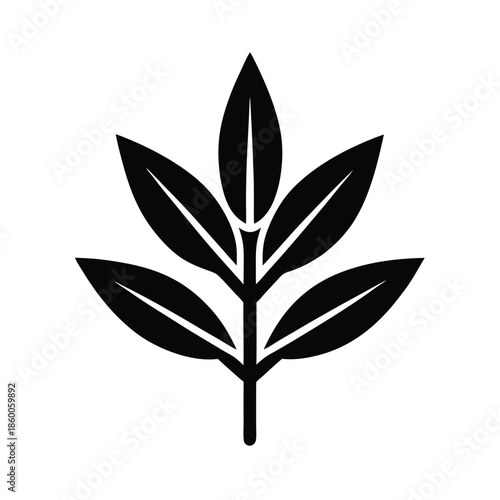 Sage Herb Bunch Icon Vector Illustration