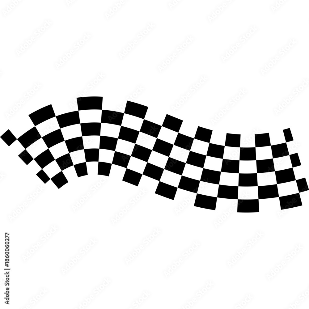 Obraz premium Race Checkered Flag