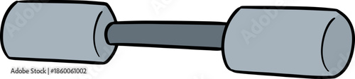 Illustration of dumbbell

