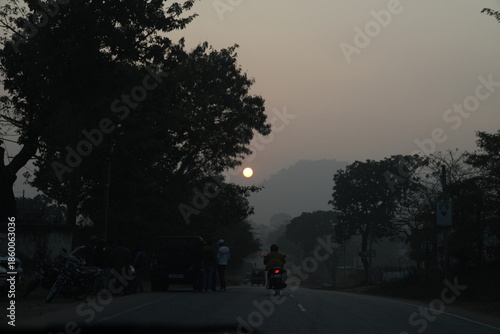 Journey through road