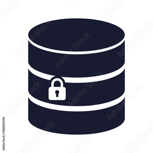 Secure Database Icon