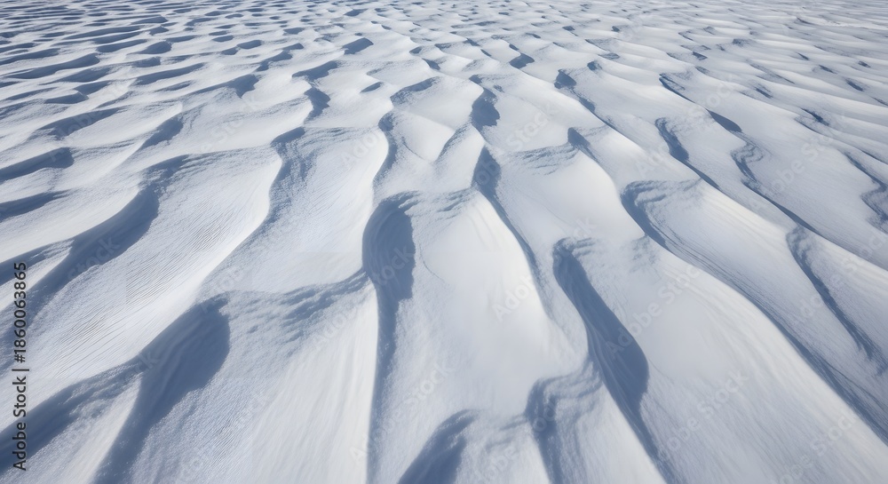 Obraz premium Aerial view of wavy sand dunes in a serene desert landscape
