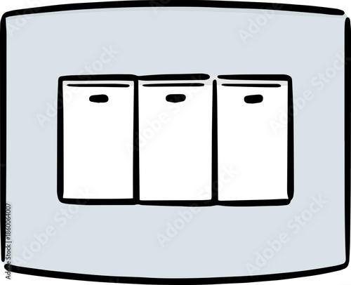 Illustration of electric switch
