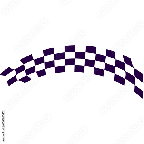 Flag Race Illustration