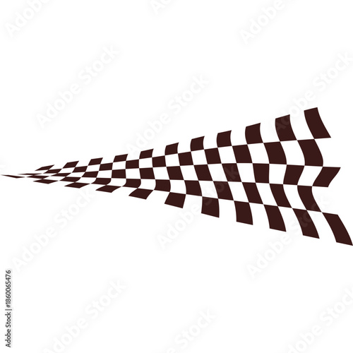 Flag Race Illustration