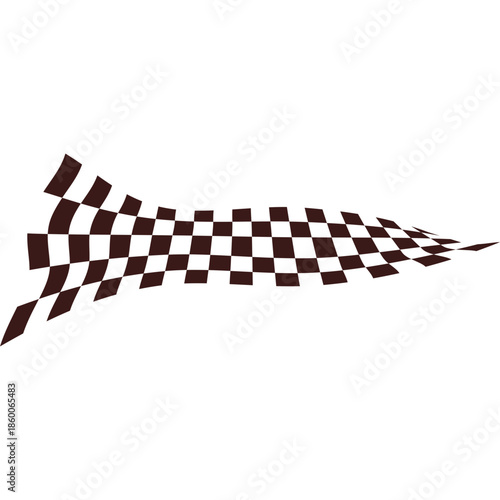 Flag Race Illustration